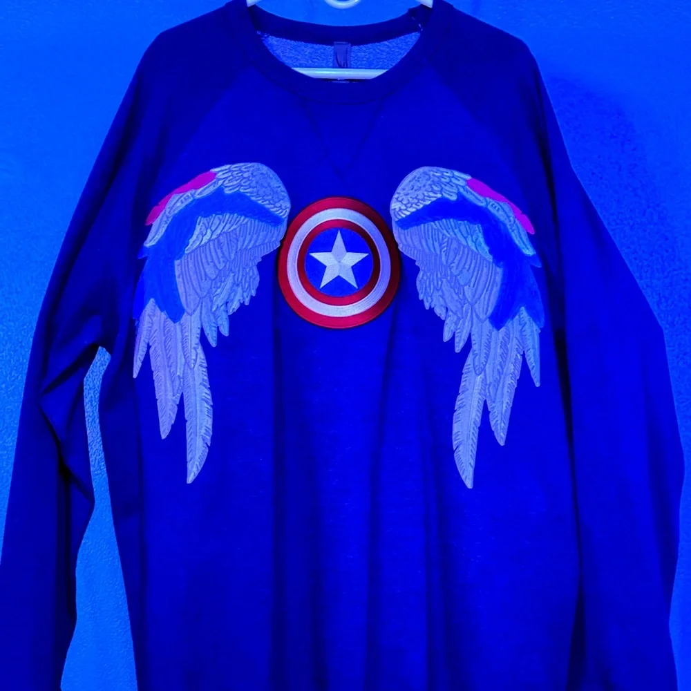 Captain America (Sam Wilson) Terry Crew Sweater